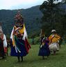 Nubchham dancers moving from place to place