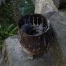 A Incense pot made of tin