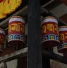 Prayer wheels to be turned and gain merit