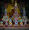 Flower ritual cake in the altar of Nangkor lhakhang