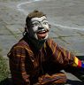 White masked Atsara at Nangkor tsechu