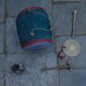 Traditional drum, bell and incense pot at Nangkor Tsechu