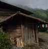 Traditional bamboo hut