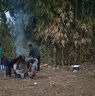 Villagers helping in Cooking lunch for the guest