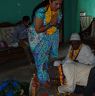 Bowing to his sister during Bhai Tika Ceremony