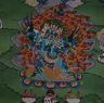 Mural of Phurbu Namchag Pudre Yidam Kilaya=ཕུར་བུ་གནམ་ལྕགས་སྤུ་གྲི་ཡིད་དམ་ཀི་ལ་ཡ།