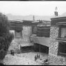 Courtyard in front of Jokhang with willow tree. Copyright Pitt Rivers Museum, University of Oxford 1998.286.125.1