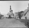 The east face of the Western Gate of Lhasa with livestock and people. Copyright Pitt Rivers Museum, University of Oxford 1998.286.244.1