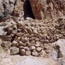 A portion of the revetment on the edge of the north ledge.