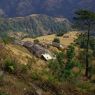 View looking down to Balui