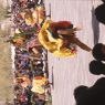 Dance of the Ging with sticks (rGyu ging), Paro Tshechu (tshes bcu), dance arena, Paro Tshechu (tshes bcu), 2nd day