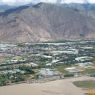 Photo of Rnga chen (Najing) township including Rags kha chu 'khor and Sku 'bum thang villages, taken from Bum ba ri. July 21, 2001.