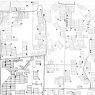 This map of Rags chu village in Rnga chen township was hand drawn by Jeff Lodas. It is roughly to scale. The village extends approximately 1300 meters from north to south and 1150 meters from east to west. Each lightly marked grid block (visible at the edges of the original map) represents 100 square meters. Just north of the three walled areas is Najing (Rnga chen) road. The north-south tree-lined road which runs down the southern half of the map close to the left side separates Grong gsar from Rags chu village, with Rags chu on the right (east) and Grong gsar to the left (west). The boundary extends northwards towards Najing road but is not marked by a path. At the very left-bottom (southwest) corner of the map the cluster of Tibetan houses belongs to 'Khrung lha village, which was renamed Dar dmar (Red Flag) village in 2001. The boundary here is the southernmost road shown on the map. The dense cluster of houses in the upper-right hand corner (northeast) of the map is Rgu tsha village. The boundary between Rgu tsha and Rags chu runs roughly from northwest to southeast, from the intersection between the two large walled compounds in the center-top edge of the map down to the intersection of the road with a canal in the center-east of the map. While the map is primarily of Rags chu village, it also shows small parts of Grong gsar and 'Khrung lha, and a slightly larger part of Rgu tsha village.