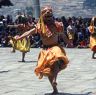 Ging with a stick (rGyu ging), Paro Tshechu (tshes bcu), dance arena, Paro Tshechu (tshes bcu), 2nd day