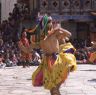 dance of accompaniement' (sKyel 'cham) , Paro Tshechu (tshes bcu), dance arena, Paro Tshechu (tshes bcu), 3rd day