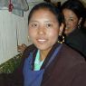 A worker at the Drepung carpet factory. ??