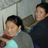 Workers at the Drepung carpet factory. ??