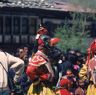 Dance of the Raksha (Raksha mang 'cham): one of the raksha, Paro Tshechu (tshe bcu), 4th day