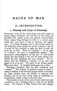 Ethnology