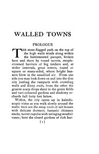 Walled towns
