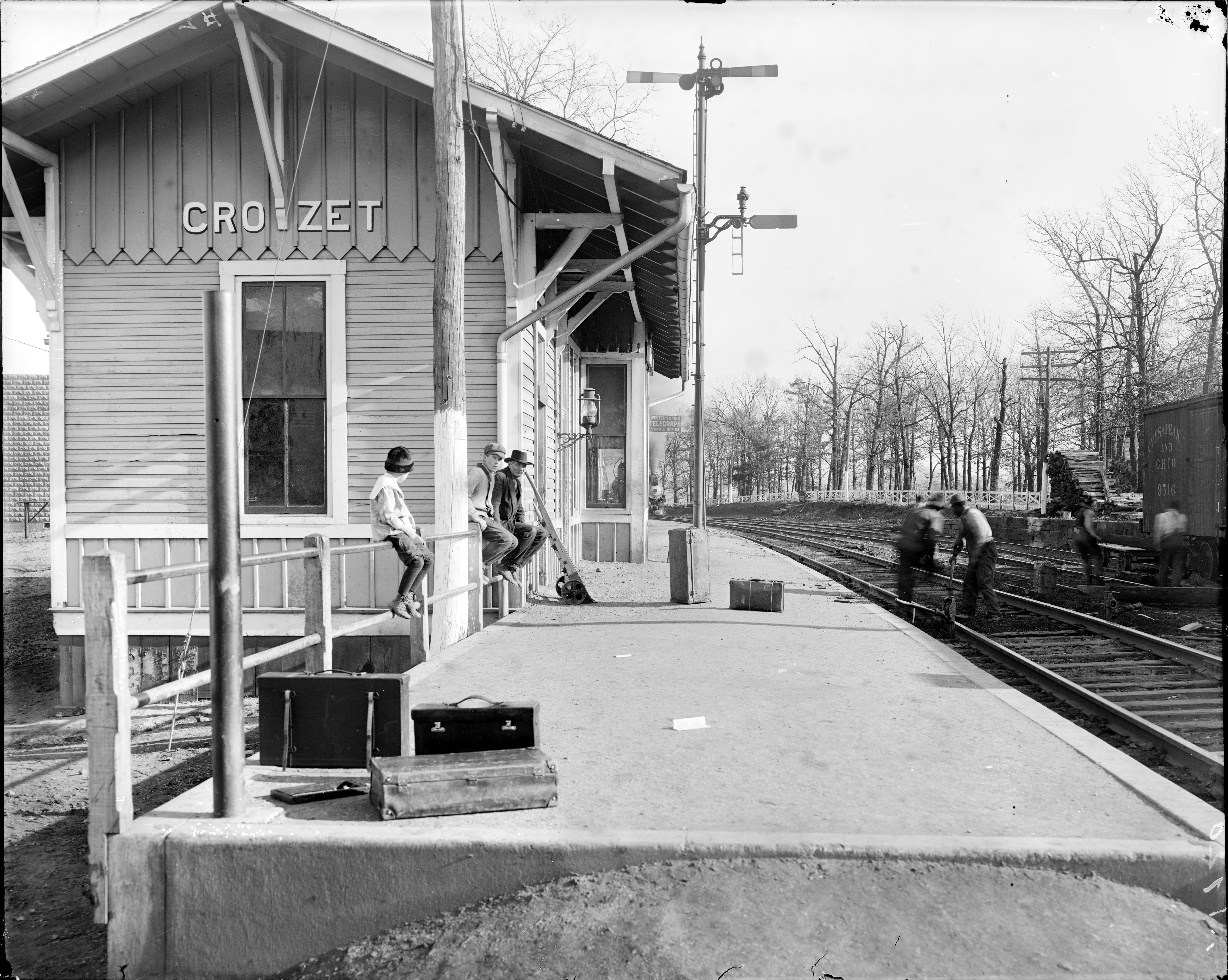 Chesapeake and Ohio Railway, Crozet Train Station Albemarle County
