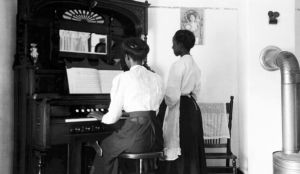 House of William Kelton. Showing organ.