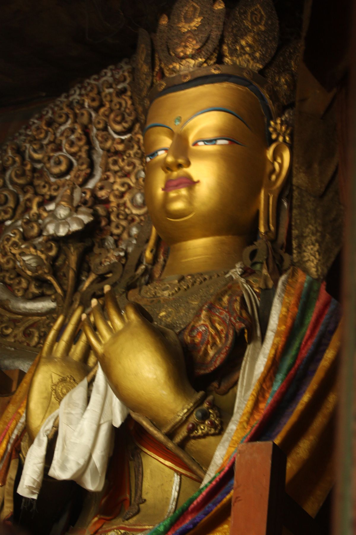 Phajoding Main Sanctuary Containing The Statue Of Jowo Jampa Maitreya Mandala Collections