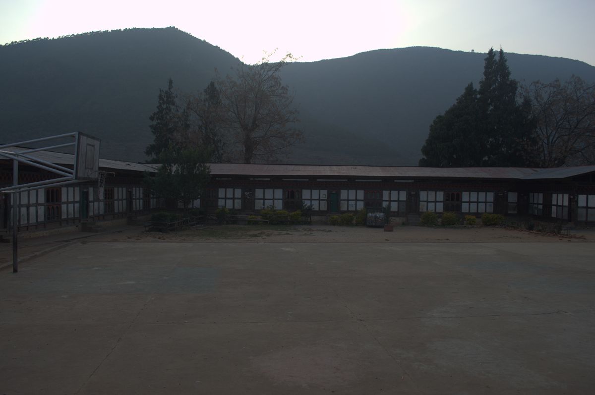 The central courtyard at Wangdue Primary School. | Mandala Collections ...