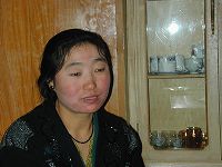A Tibetan woman visiting the household.